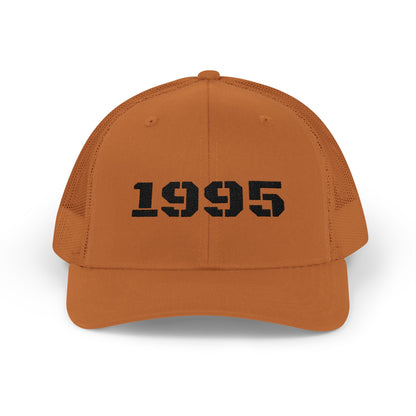 1995 Snapback Trucker Cap, Retro Cap, Vintage Style Hat, Birthday Gift, Casual Wear, 90s Fashion, Unisex Headwear