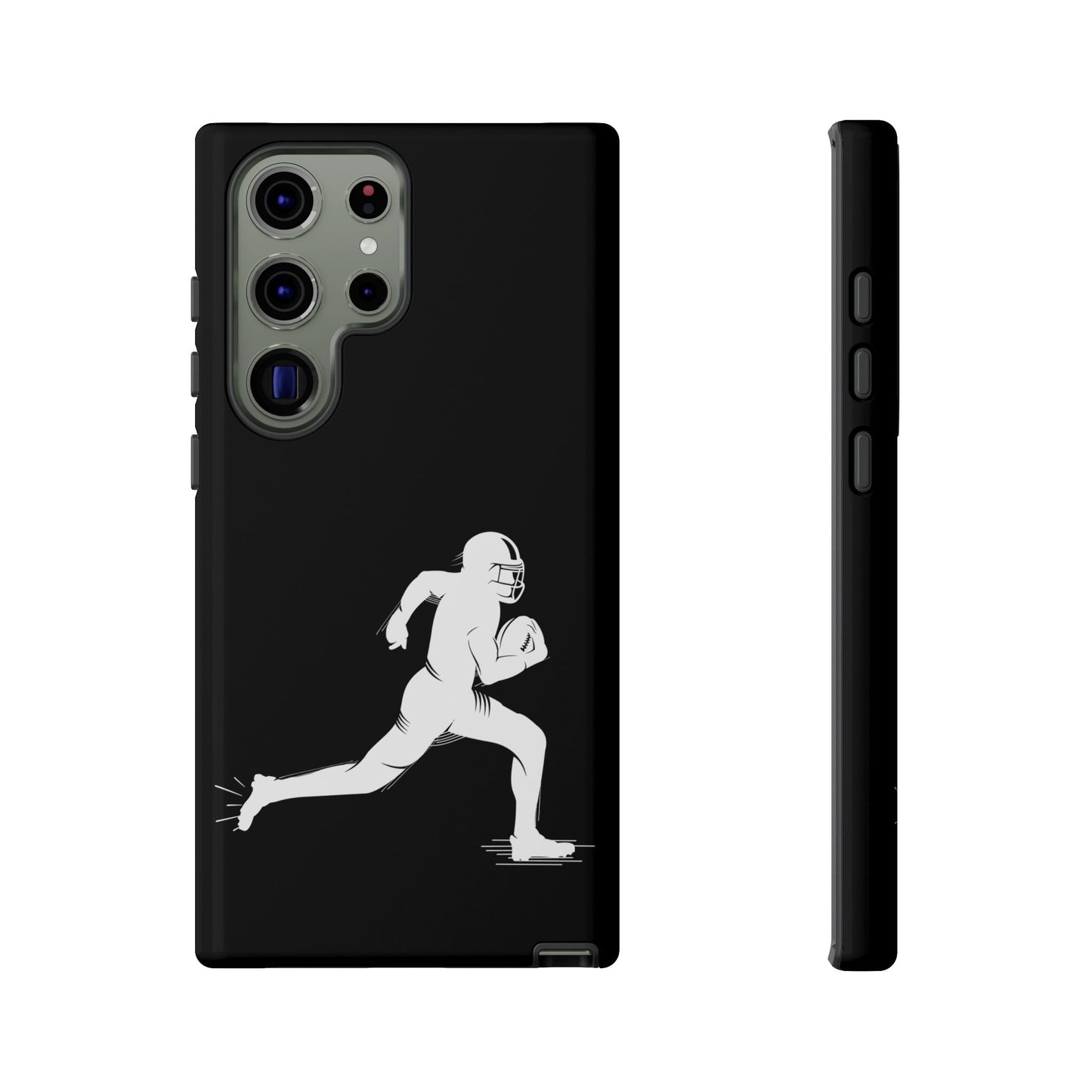 Football Player Phone Case, Tough Cases, Sports Phone Cover, Gift for Athletes, iPhone & Samsung Accessories, Running Player Design