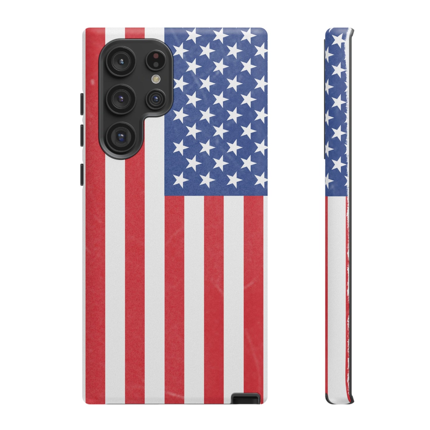 Patriotic Phone Case - Tough Cases for Veterans, USA Lovers, Independence Day, Memorial Day, Flag Design