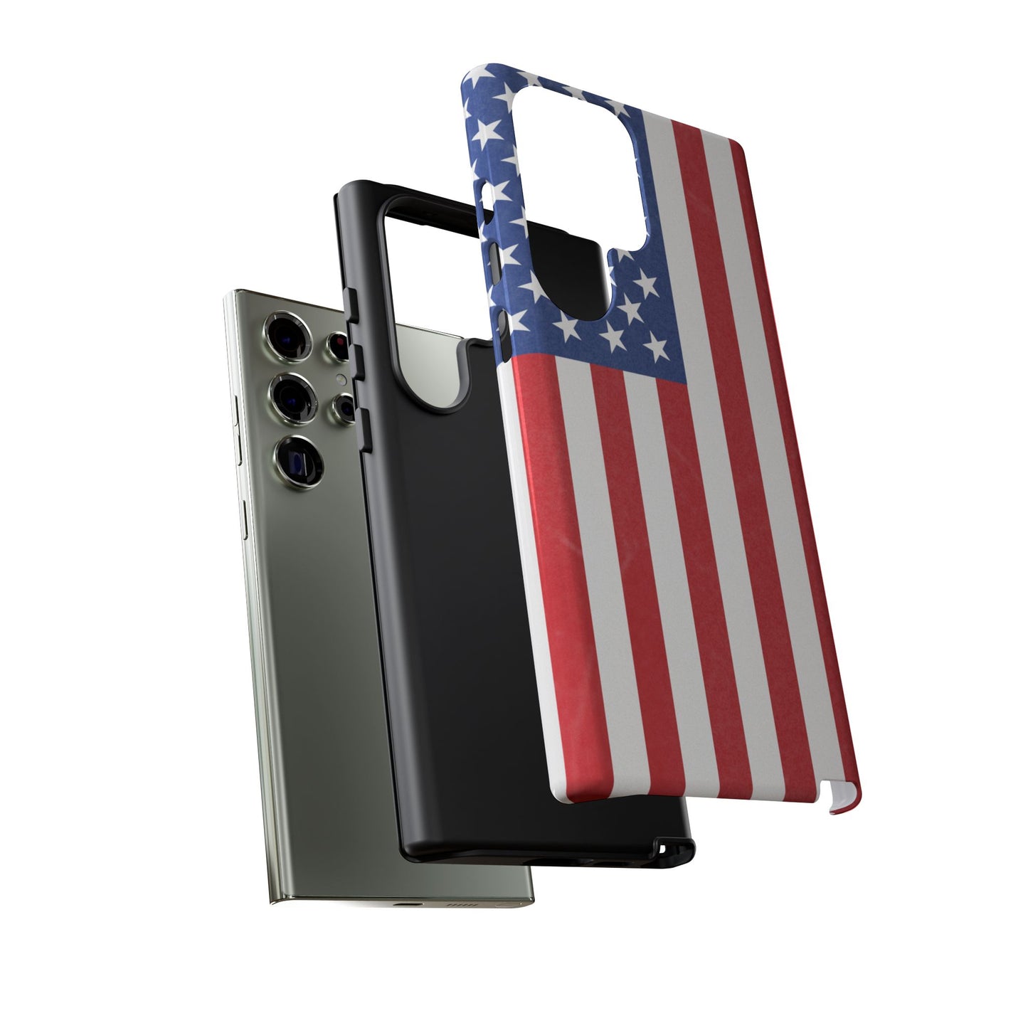 American Flag Phone Case - Patriotic Cell Cover, Tough Cases, USA Pride, Independence Day Gift, Veteran's Day, Phone Protection