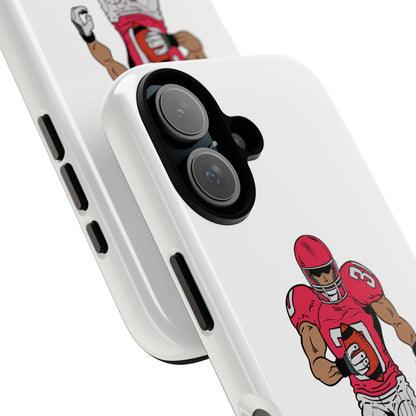 Football Player Tough Case, Sports Phone Cover, Athlete Gift, Tough Phone Case, Fall Sports, Football Lover's Accessory