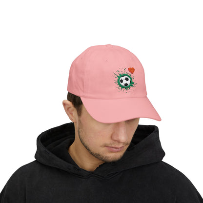 Soccer Love Dad Cap | Perfect Gift for Sports Lovers, Father's Day, Outdoor Events, Casual Wear, Adjustable Cap