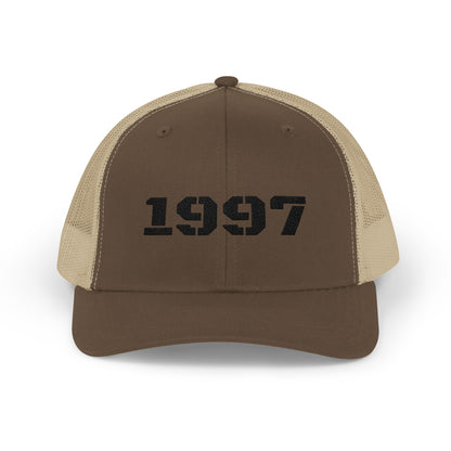 1997 Snapback Trucker Cap, Vintage Style Hat, Year Birth Cap, Trendy Dad Hat, Cool Casual Cap, Gift for 90s Kids