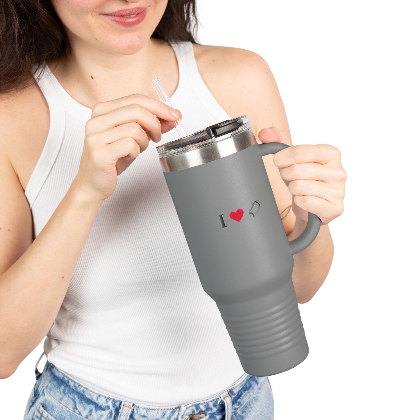 I Love Football Insulated Travel Mug, 40oz - Perfect For Writers, Students, Teachers | Funny Gift | Travel Coffee Mug | Stylish Tumbler | [...]