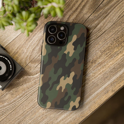 Camouflage Phone Case, Tough Cases, Military Style, Unique Phone Accessories, Gift for Him, Durable Phone Cover