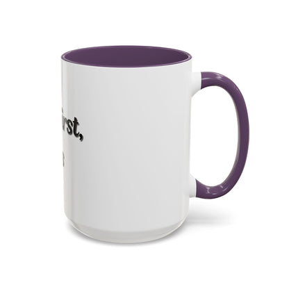 But First, Books Accent Coffee Mug - Perfect Gift for Book Lovers