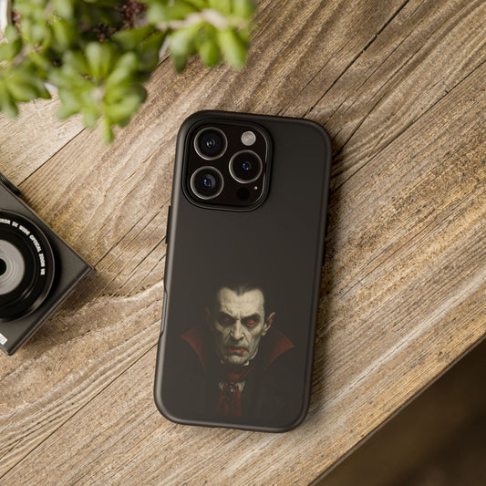 Vampire Phone Case - Tough Cases for Halloween, Gothic Decor, Gifts for Horror Fans, Spooky Accessories, Unique Cellphone Cover - product image