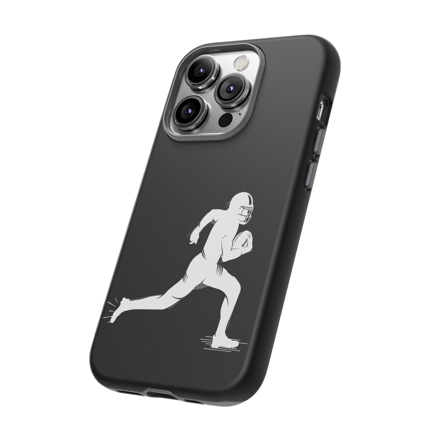 Football Player Phone Case, Tough Cases, Sports Phone Cover, Gift for Athletes, iPhone & Samsung Accessories, Running Player Design