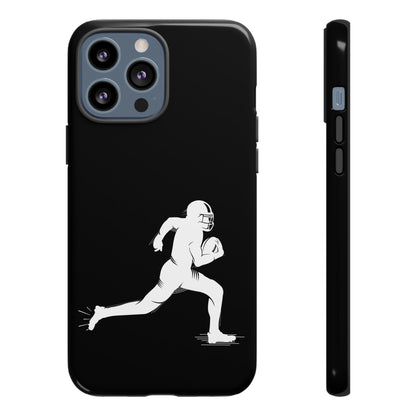 Football Player Phone Case, Tough Cases, Sports Phone Cover, Gift for Athletes, iPhone & Samsung Accessories, Running Player Design