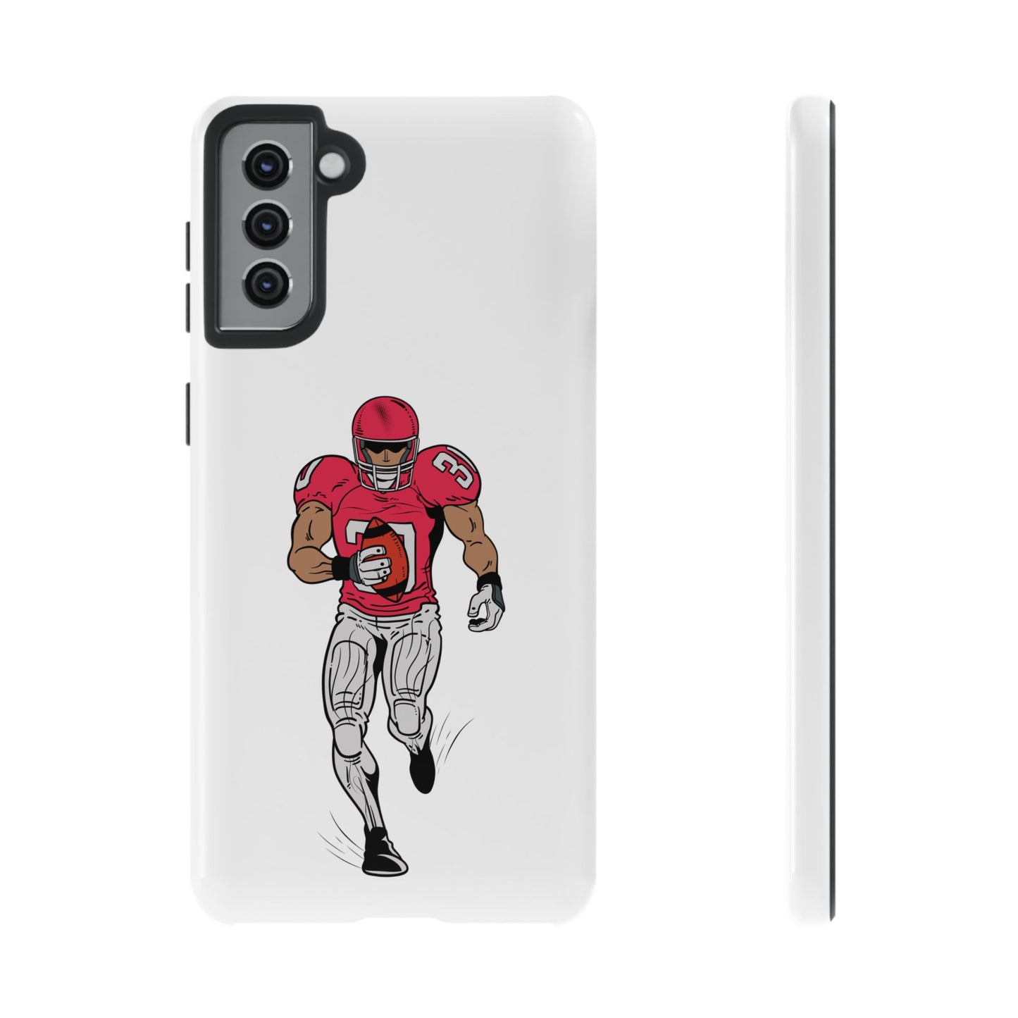 Football Player Tough Case, Sports Phone Cover, Athlete Gift, Tough Phone Case, Fall Sports, Football Lover's Accessory