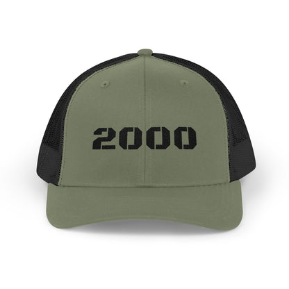 2000 Vintage Snapback Trucker Cap, Retro Baseball Hat, Birthday Gift, Stylish Outdoors Hat, 90s Nostalgia Cap
