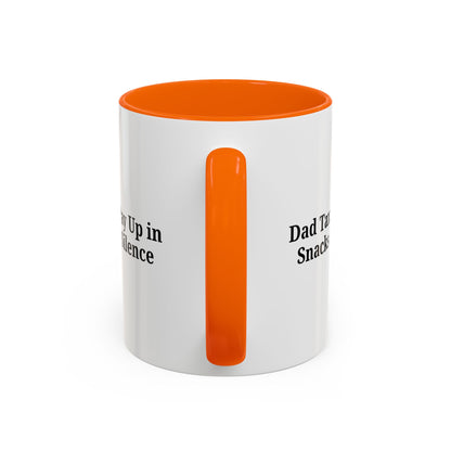 Humorous Dad Coffee Mug - Perfect Gift for Fathers, Dads, Birthdays, Father's Day, Fun Kitchen Decor, Snack Lovers