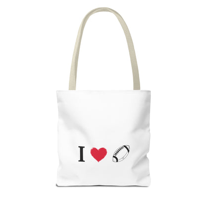 Football Lover's Tote Bag - Perfect for Game Day, Sports Events, Gifts for Fans, Eco-Friendly Carryall, Personal Use, Travel Bag