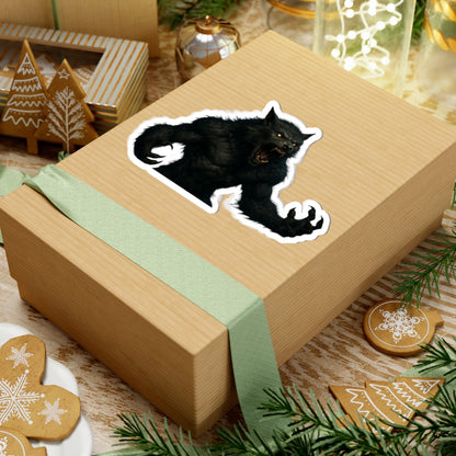 Fierce Werewolf Kiss-Cut Stickers | Halloween Decor, Laptop Decals, Spooky Gifts, Monster Lovers, Unique Party Favors