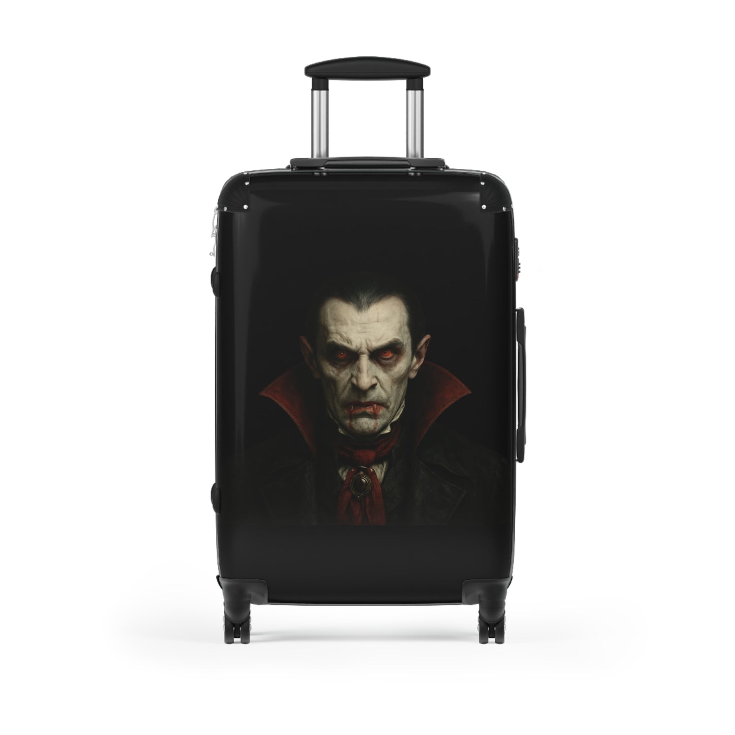 Spooky Vampire Luggage, Halloween Travel Bag, Dracula Suitcase, Gothic Carry-On, Horror Trip Gear