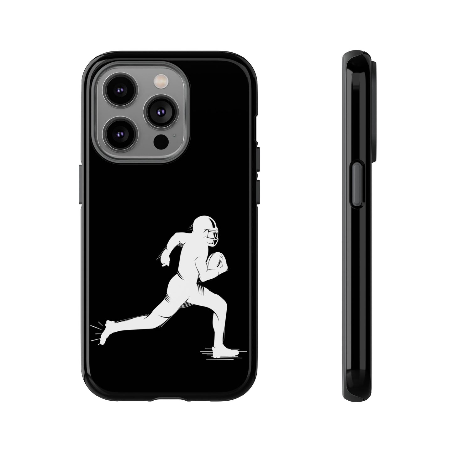 Football Player Phone Case, Tough Cases, Sports Phone Cover, Gift for Athletes, iPhone & Samsung Accessories, Running Player Design