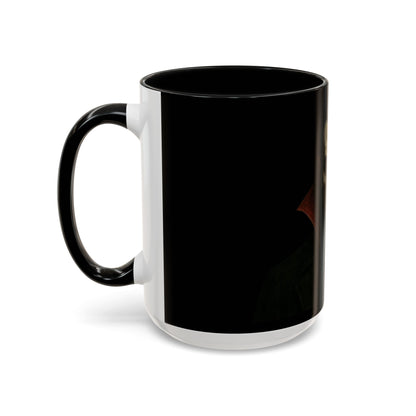 Gothic Dracula Vampire Accent Coffee Mug | Spooky Halloween Gift, Unique Home Decor, Collector's Mug, Coffee Lover's Gift