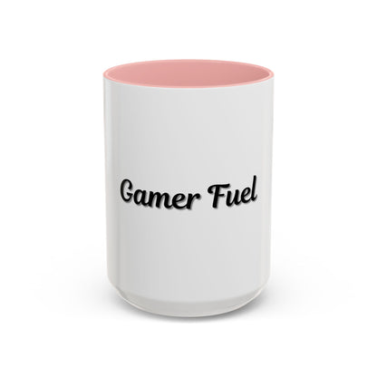 Gamer Fuel Accent Coffee Mug - Perfect for Gamers