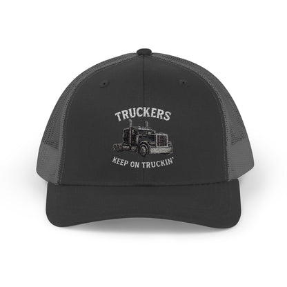 Truck Driver Snapback Cap, Mesh Trucker Hat, Cool Casual Hat, Perfect Gift for Drivers, Trucking Enthusiasts, Outdoor Style