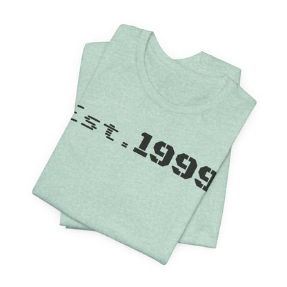 Established 1999 Unisex Tee | Vintage Birth Year Shirt, Casual Birthday Gift, Personalized Family Reunion Apparel, Retro Style [...]