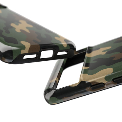 Camouflage Phone Case, Tough Cases, Military Style, Unique Phone Accessories, Gift for Him, Durable Phone Cover