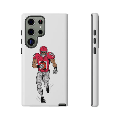 Football Player Tough Case, Sports Phone Cover, Athlete Gift, Tough Phone Case, Fall Sports, Football Lover's Accessory