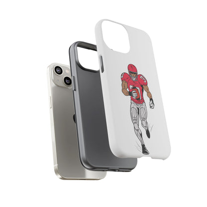 Football Player Tough Case, Sports Phone Cover, Athlete Gift, Tough Phone Case, Fall Sports, Football Lover's Accessory