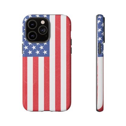 American Flag Phone Case - Patriotic Cell Cover, Tough Cases, USA Pride, Independence Day Gift, Veteran's Day, Phone Protection