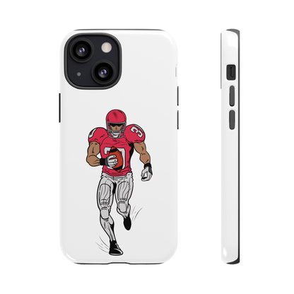 Football Player Tough Case, Sports Phone Cover, Athlete Gift, Tough Phone Case, Fall Sports, Football Lover's Accessory