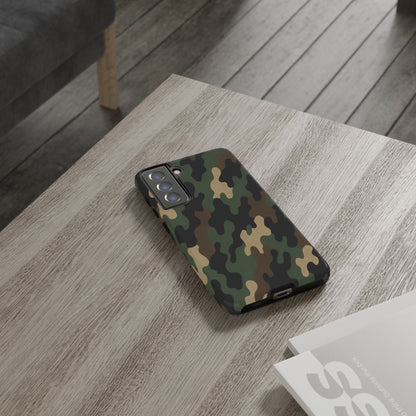 Camouflage Phone Case, Tough Cases, Military Style, Unique Phone Accessories, Gift for Him, Durable Phone Cover