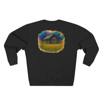 Cozy Dreamers Unisex Crewneck Sweatshirt, Artistic Sweatshirt, Gift for Nature Lovers, Vintage Vibe Apparel, Comfortable Layer, Casual Wear