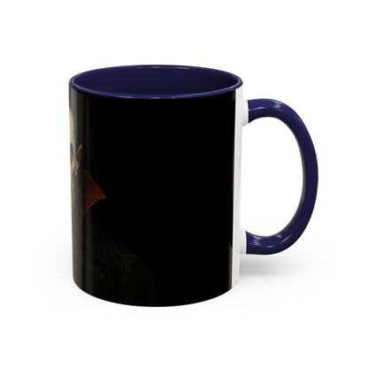 Gothic Dracula Vampire Accent Coffee Mug | Spooky Halloween Gift, Unique Home Decor, Collector's Mug, Coffee Lover's Gift
