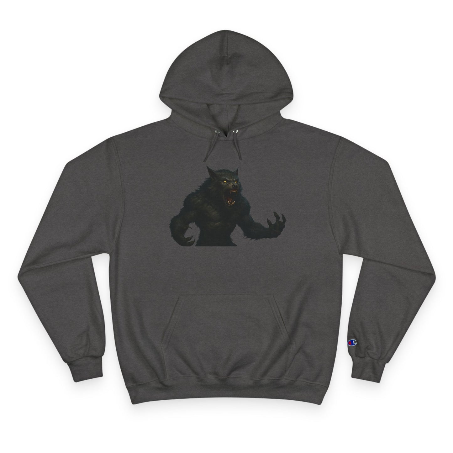 Werewolf Champion Hoodie - Edgy Graphic Sweatshirt for Gamers, Perfect for Gifts, Casual Wear, Fall Fashion, Anime Lovers