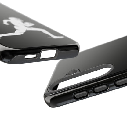 Football Player Phone Case, Tough Cases, Sports Phone Cover, Gift for Athletes, iPhone & Samsung Accessories, Running Player Design