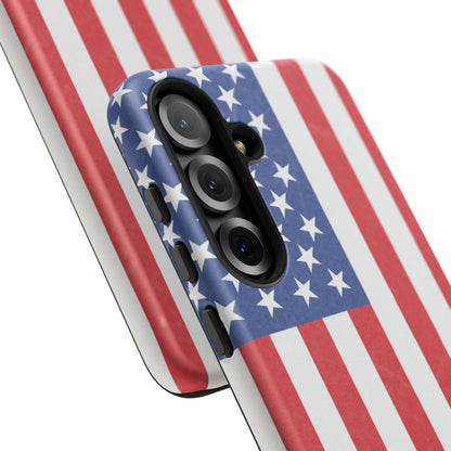 American Flag Phone Case - Patriotic Cell Cover, Tough Cases, USA Pride, Independence Day Gift, Veteran's Day, Phone Protection