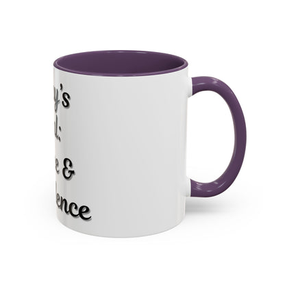 Inspirational Coffee Mug - Today's Goal: Coffee & Confidence