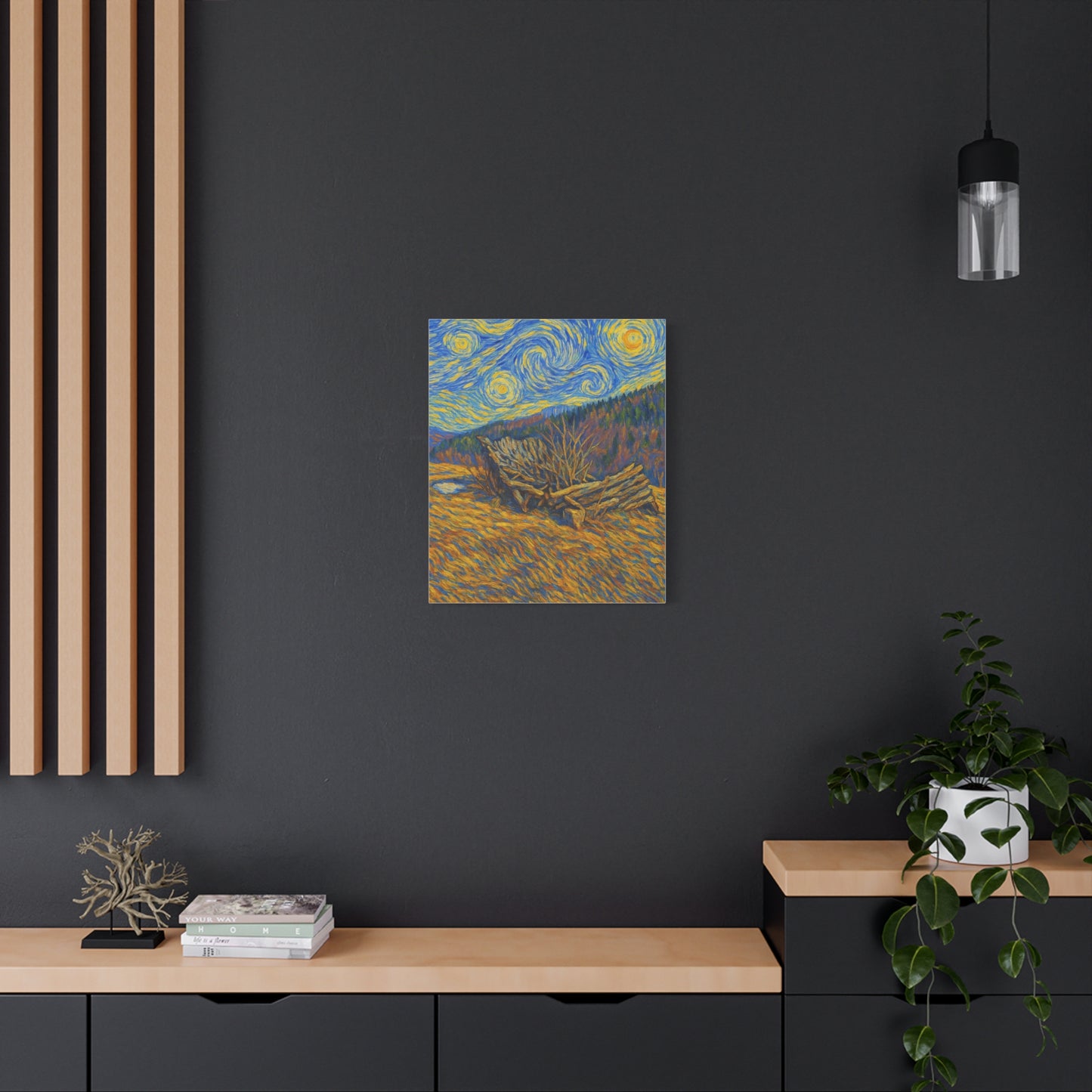 Artistic Van Gogh Style Canvas Wall Art, Nature Inspired Decor, Home Aesthetic, Gift for Art Lovers, Gallery Wall Piece, Living Room Decor, [...]
