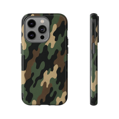Camouflage Phone Case, Tough Cases, Military Style, Unique Phone Accessories, Gift for Him, Durable Phone Cover