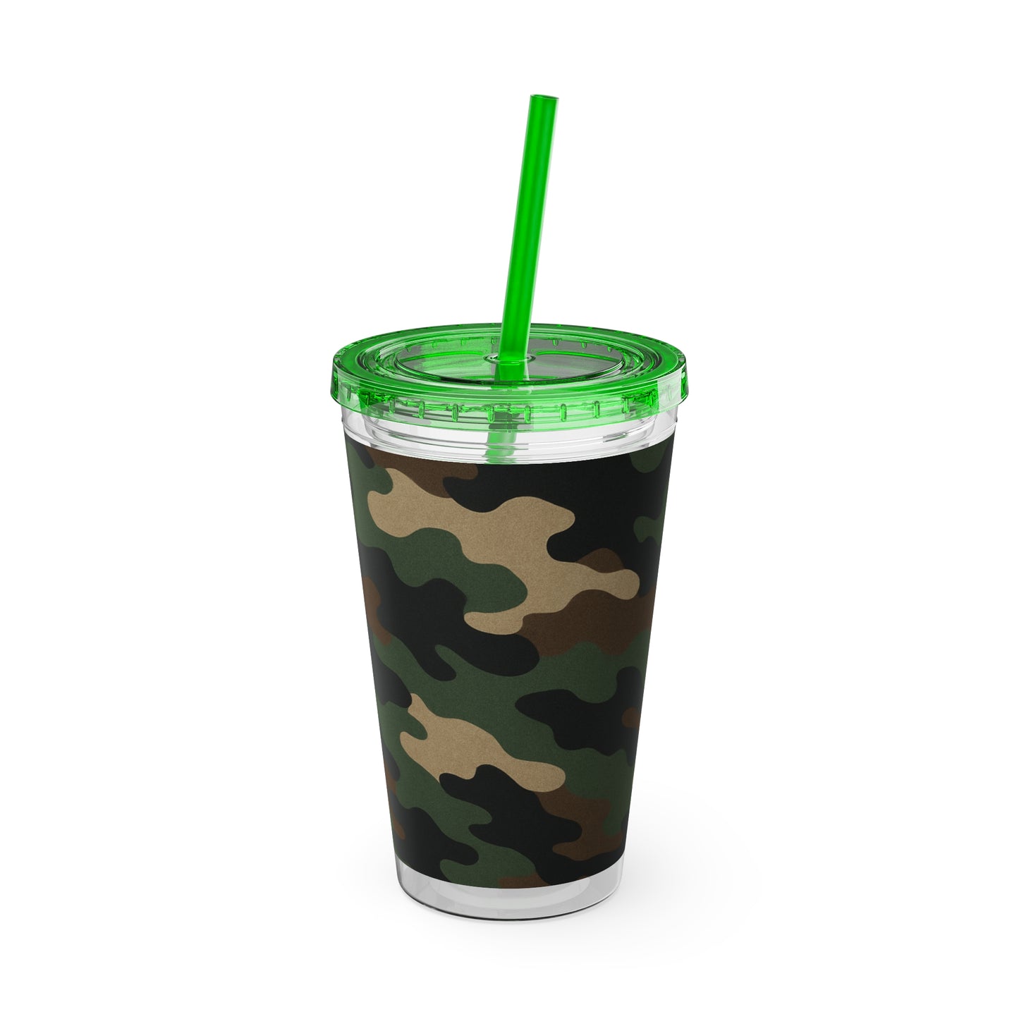 Stylish Camo Tumbler, 16oz Cup with Straw, Perfect for Outdoor Adventures, Gifts for Him, Travel Mug, Eco-friendly Drinkware, Camping