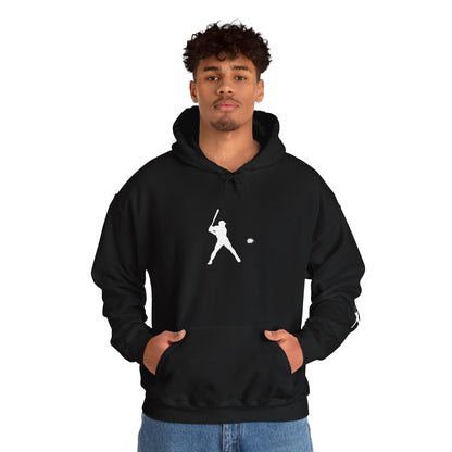 Sporty Unisex Baseball Hooded Sweatshirt, Casual Hoodie for Athletes, Perfect for Gifts, Comfy Streetwear, Ideal for Sports Events, Personal Use