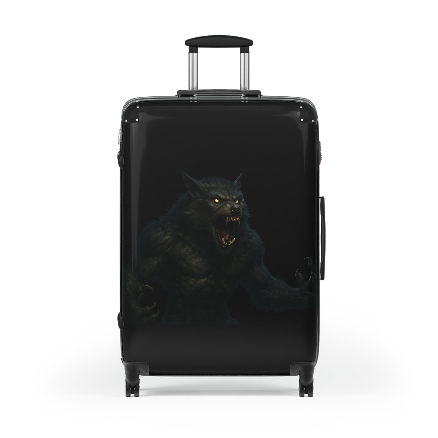 Fierce Werewolf Suitcase, Travel Luggage, Halloween Travel, Unique Carry-On, Adventure Gear, Gift for Travelers, Fantasy Travel