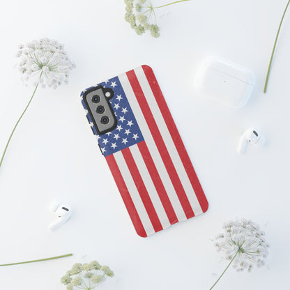 American Flag Phone Case - Patriotic Cell Cover, Tough Cases, USA Pride, Independence Day Gift, Veteran's Day, Phone Protection