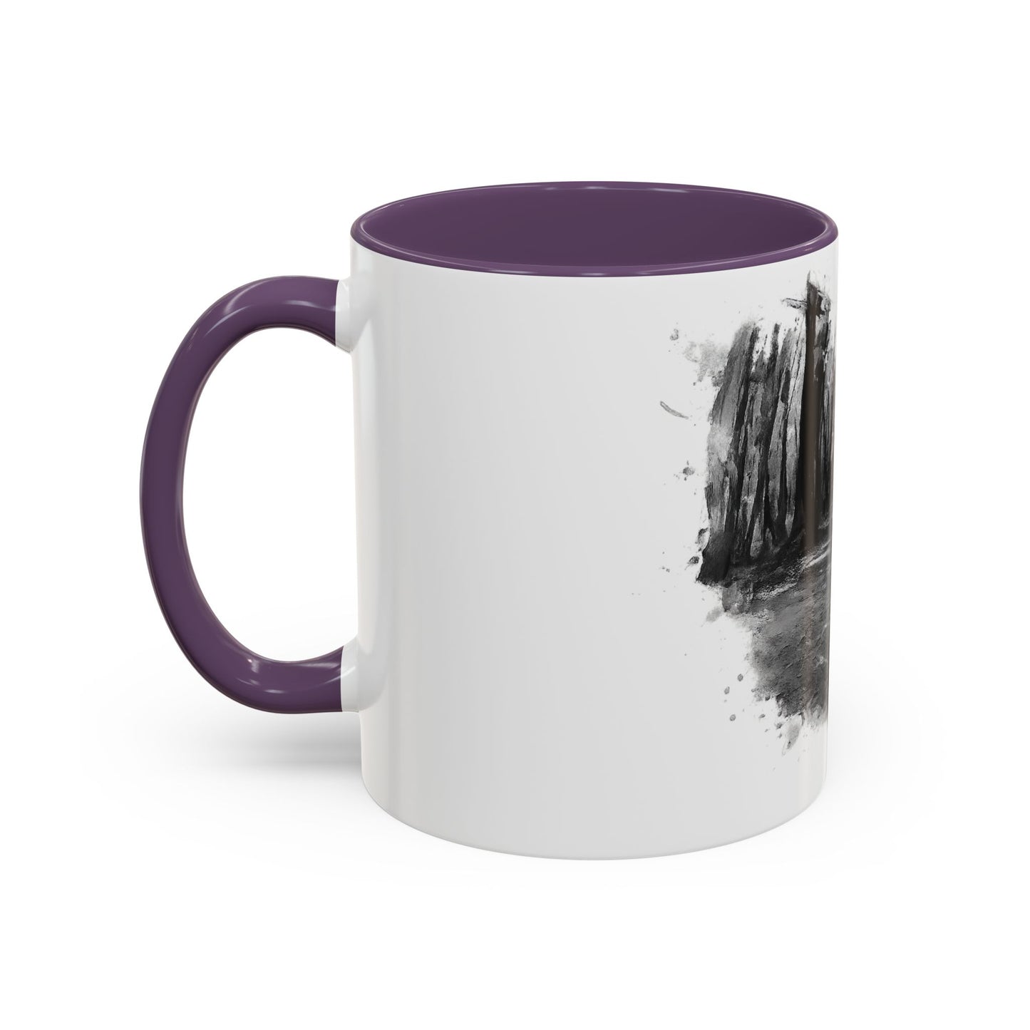 Moody Abstract Forest Coffee Mug | Unique Gift for Nature Lovers, Cozy Home Decor, Perfect for Coffee, Tea, and Hot Chocolate