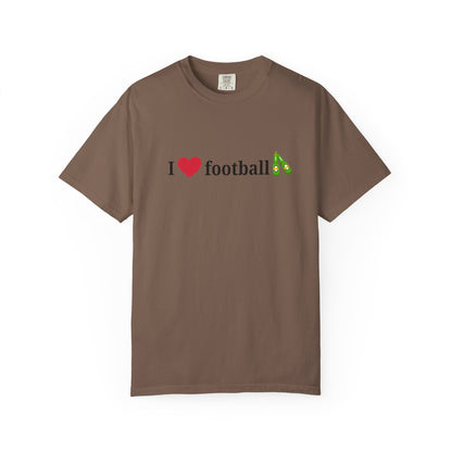 Unisex Football Love Tee - Casual Cotton T-Shirt, Gift for Sports Fans, Comfortable Daily Wear, Perfect for Game Days, Fun Summer Outfits