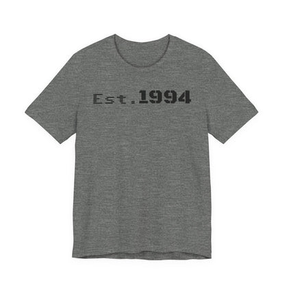 Est. 1994 Unisex Tee, Vintage Birthday Shirt, Nostalgic 90s Apparel, Perfect Gift for 30th Birthday, Casual Daily Wear