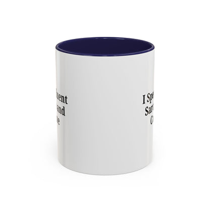Sarcastic Accent Coffee Mug, Funny Gift for Coffee Lovers, Perfect for Office, Birthdays, Humor Lovers, Black Handle Mug