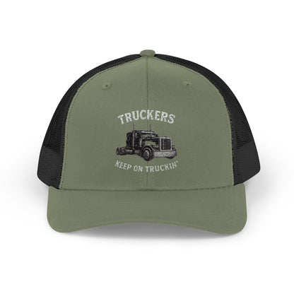 Truck Driver Snapback Cap, Mesh Trucker Hat, Cool Casual Hat, Perfect Gift for Drivers, Trucking Enthusiasts, Outdoor Style