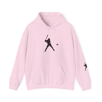 Baseball Themed Unisex Hoodie, Streetwear, Sports Fan Sweatshirt, Gift for Athletes, Casual Wear, Fall Fashion