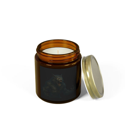 Mystical Creature Scented Candle, Hand-Poured Coconut Apricot Wax, Home Decor, Unique Gift, Halloween, Relaxation, Aromatherapy