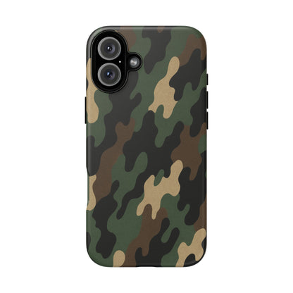 Camouflage Phone Case, Tough Cases, Military Style, Unique Phone Accessories, Gift for Him, Durable Phone Cover